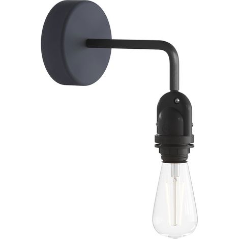 Abat-jour EIVA avec extension en L, rosette et douille étanche IP65 (1/5)