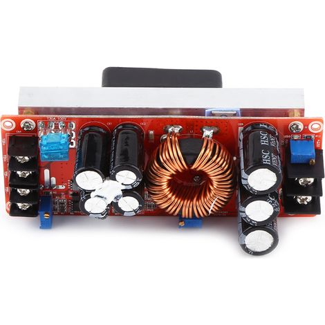 Module d'augmentation de courant constant 1200 W, nouveau modèle 2017, avec ventilateur à contrôle de température et pilier en cuivre fixe, emballage antistatique. (1/5)