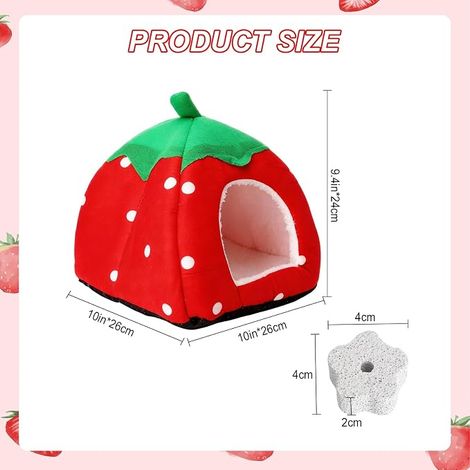 winter accessories for rabbits guinea pig cosy bag foldable cuddly bed small animals rats accessories for cage rabbit bed guinea pig (1/4)