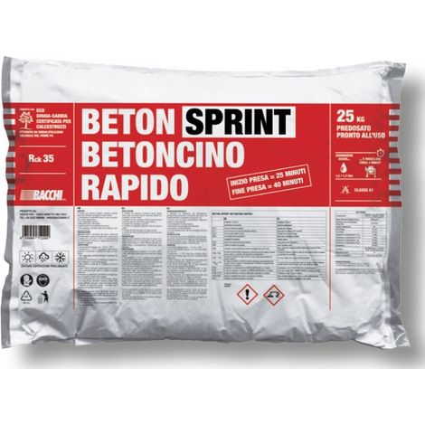 Calcestruzzo rapido Beton-Sprint Kg. 25