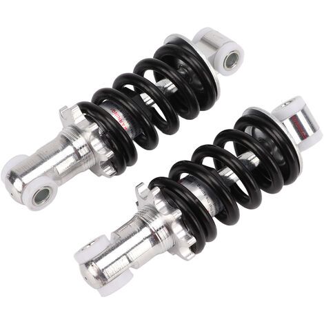 Un par de amortiguadores ajustables de 125 mm/4,9 pulgadas con una capacidad de carga de 400 lb, adecuados para motocicletas ATV super mini de 47 cc y 49 cc. (1/5)