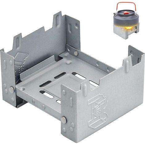 Réchaud à Alcool Portable Réchaud de Camping Compact à Combustible Solide pour Voyage et PiqueNique (1/5)