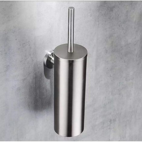 Porta scopino per WC in acciaio inox 304, secchio lungo, scopino per WC in piedi per l'arredo del bagno