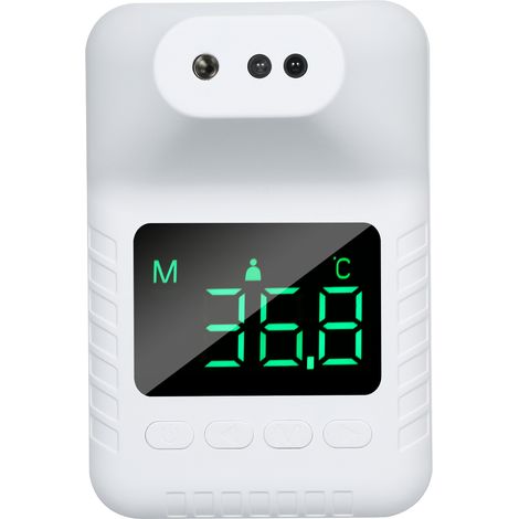 Thermomètre infrarouge sans contact K3X - Affichage numérique de la température - Mesure rapide et précise - Indicateur thermométrique pour la maison/l'école/le bureau/le restaurant