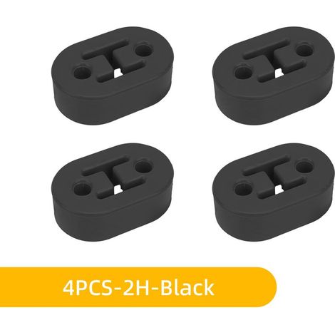 4PCS Cintre support d'échappement de voiture 2 trous, silent bloc echappement en caoutchouc pour la plupart des voitures (1/5)