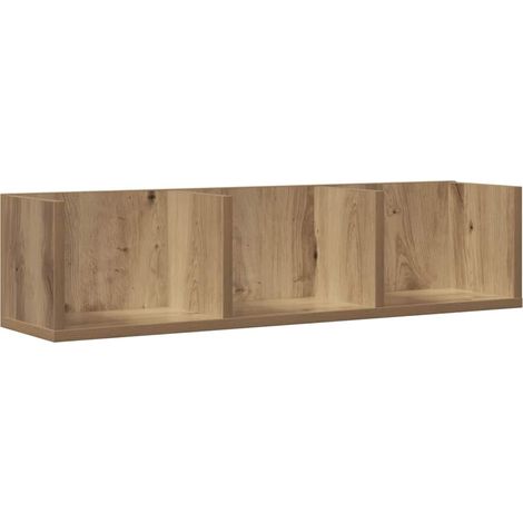 Maison Exclusive - CD-Wandregal Artisan-Eiche 75x18x18 cm Holzwer