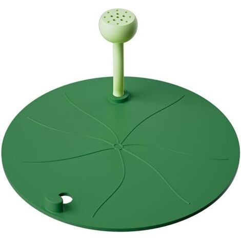 Bouchon de Baignoire Rond en Silicone, Couvercle de Drain de Sol en Silicone, avec Motif de Feuille de Lotus, Couvercle de Drain de Sol Anti-Odeur, pour Douche, Baignoire, évier (1/5)