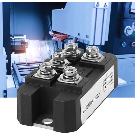 Redresseur triphasé à diodes MDS100A 1600V, pont redresseur de puissance 6001600V (1/5)