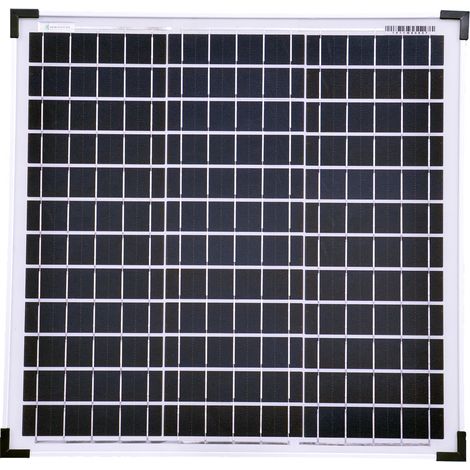 Solarmodul 30 Watt Poly Solarpanel Solarzelle 520x510x25 90578 (1/3)