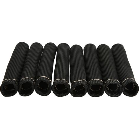 Manchon de protection thermique pour câbles de bougie, 8 pièces, gaine en fibre de verre, universel, compatible moteur (1/5)