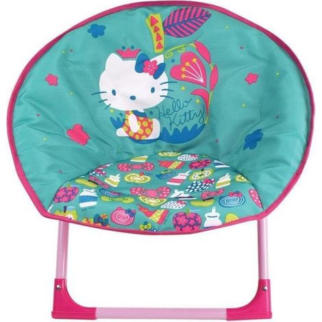 Silla lunar plegable de HELLO KITTY 47 x54 x 42 cm para niños (1/2)