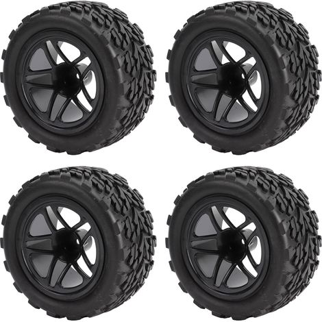 Lot de 4 pneus pour camion Short Course à l'échelle 1/10, compatibles avec la voiture télécommandée Traxxas Slash 1/10. (1/5)