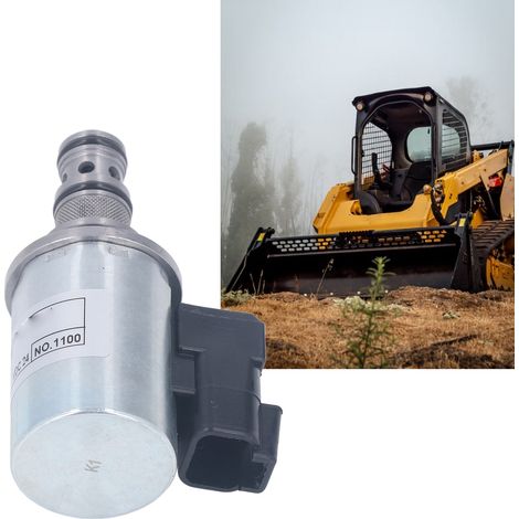 Électrovanne d'arrêt 24 V 225-0300 compatible avec les modèles Caterpillar CAT 924G, 924GZ, 928G, 930G, 930H et 950H. (1/5)