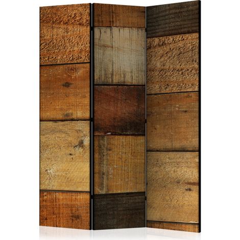 Paravent 3 Volets "Wooden Textures" 135x172cm (1/2)