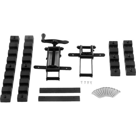 Lot en 4 pièces d'étau de maintien d'angle pour panneaux en bois, avec vis de serrage et décharge de pression (1/5)