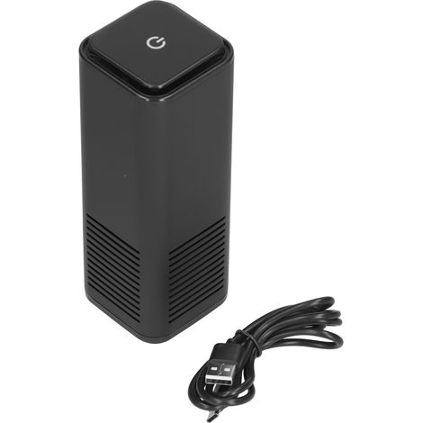 Purificateur d'air voiture Ortviai B3 silencieux ions négatifs HEPA charbon actif rechargeable USB design compact alliage titane (1/5)