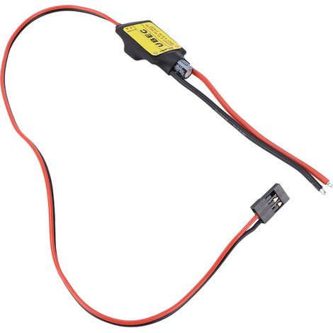 Contrôleur de vitesse électronique (ESC) 6A pour avion RC : stable, efficace, rapide, réduit la surchauffe, accessoire pour avion RC 5,5 V (1/5)