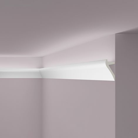 Cornice soffitto parete NMC IL2 ARSTYL Noel Marquet modanatura tipo stucco illuminazione indiretta design moderno bianco 2 m