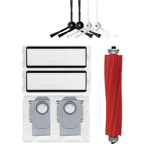 Adecuado para Roborock P10, accesorios para aspiradoras robot, adecuado para Q Revo, cepillo principal/filtro/mopa/bolsa para el polvo (1/5)