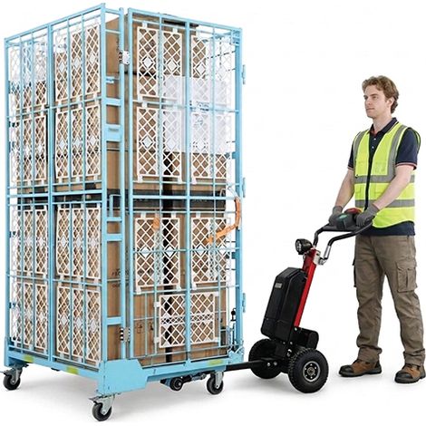 Matisère – Tracteur électrique tireur/pousseur 1500kg – Timon ergonomique ajustable – Batterie lithium-ion 48V – LFC300