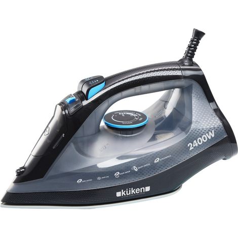 PLANCHA VAPOR 2400W. SUELA INOX. (1/4)