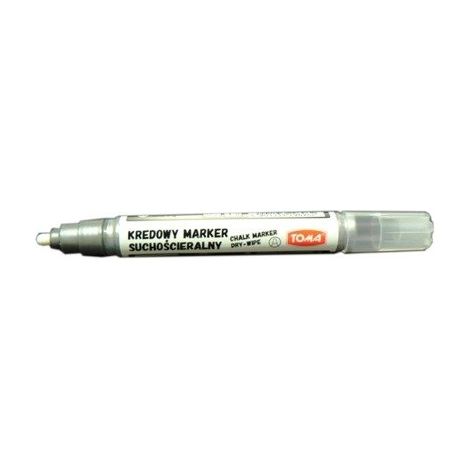 Rotulador de tiza borrable Toma de 4,5 mm, color plata