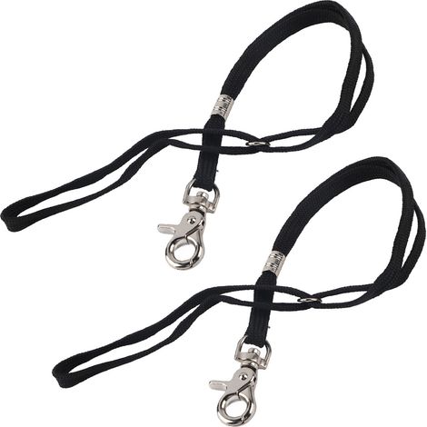 Lot de 2 sangles de fixation réglables pour table de toilettage pour chiens et chats, avec boucle et mousqueton. (1/5)