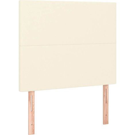 Maison Exclusive - Cabecero de cama color crema 80x5x118/128 cm P (1/5)