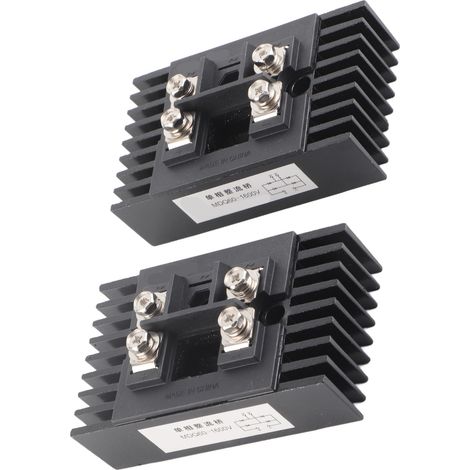 MDQ60A 1600V Brückengleichrichter (2 Stück), isoliertes Diodenmodul mit Kühlkörper (1/5)
