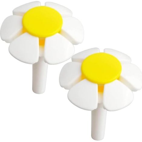 Lot de 2 buses de rechange pour fontaine à eau pour animaux de compagnie, fleur jaune pour tête pour fontaine à chat, distributeur d'eau potable automatique, fixation pour fontaine à eau pour c (1/5)