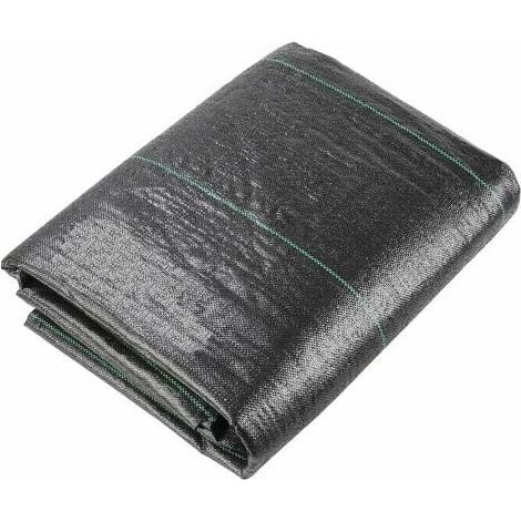 Toile de paillage 160 g/m² – Anti-mauvaises herbes 2m x 10m – Fibres de polypropylène et tissu en feutre – Résistante aux déchirures et anti-UV (1/4)