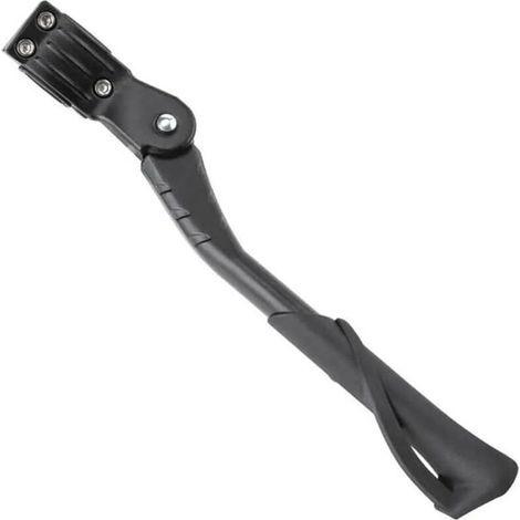 Béquille de vélo à 3 trous, réglable, pour VTT et vélo de route, support de stationnement latéral et arrière stable pour vélos de 24 à 29 pouces (1/4)