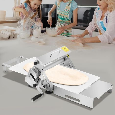 Manual Dough Roller Stainless Steel with Adjustable Thickness Sheeter Board Manual Dough Roller Machine for Home Commercial Etc (1/5)