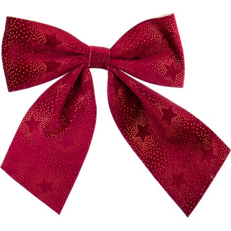 Fiocco natalizio bordeaux 33x40x4 (1/5)