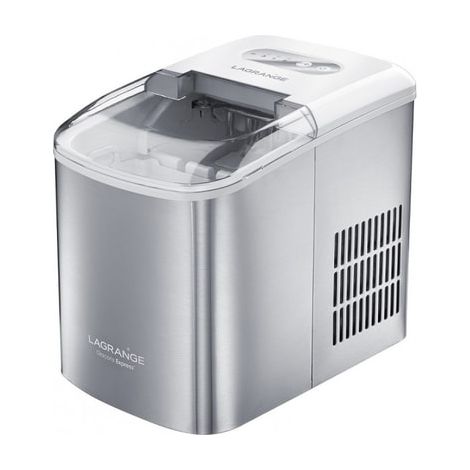 Machine à glaçons LAGRANGE EXPRESS V2 - 120W - 12kg/24h - 2 tailles de glaçons - 2.1L - Auto-nettoyage - Gris (1/5)