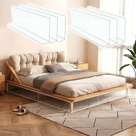Barrières anti-poussière Vibeo Toy Blocker, lot de 6, pour sous le lit (1/5)