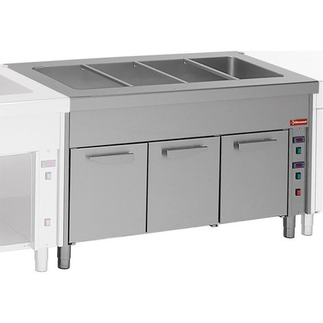 Elément bain-marie sur armoire chauff. 2 X GN1/1 - Diamond (1/3)