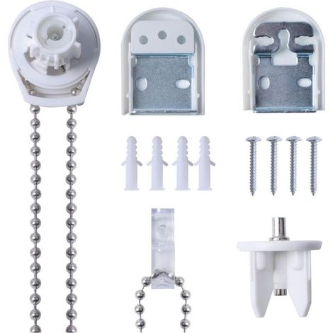 Kit de réparation pour store enrouleur 25mm – Mécanisme en plastique et métal – Supports pour volets roulants – Installation facile (1/5)