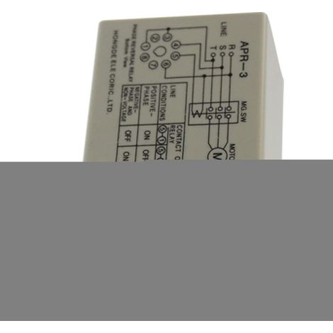 Séquence de protection contre les pannes AC 220V Phasenumkehrrelais 8 broches (44c2109b55338255ac6c9