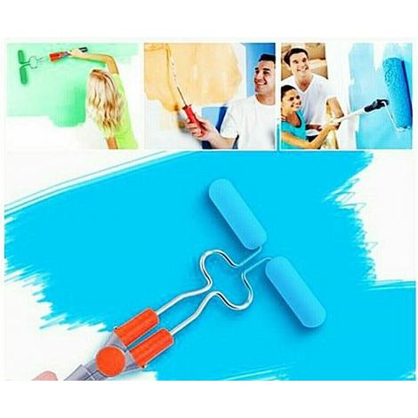 Rullo per pittura doppio rullo antigoccia per ringhiere angoli tubi recinzione