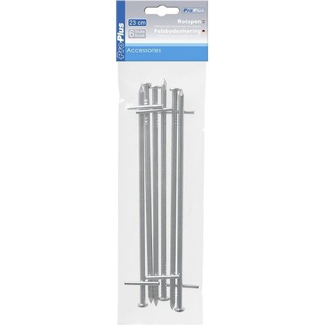 Felshering 23 cm aus metall mit weldon kreuzstift 6 stuck im polybeutel (1/5)