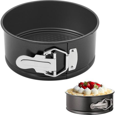 Molde redondo desmontable, molde para pasteles de 16 cm, molde redondo de fondo plano, molde desmontable para pasteles, molde para tartas, para pasteles, pizzas y panqueques (6 pulgadas) (1/2)