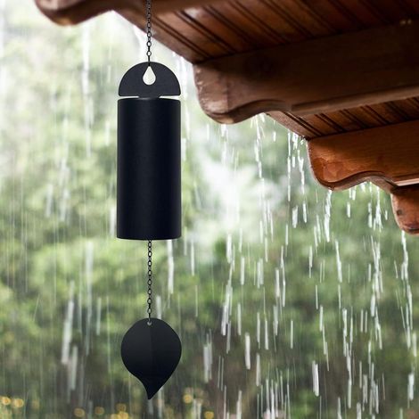 Grand Carillon à résonance Profonde pour extérieur - Cloches de Jardin - 528 Hz - Cloche à Vent Faible - 76,2 cm (Grand) (1/5)