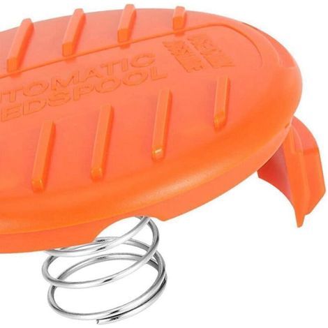 Capuchons de bobine, capuchons de bobine 4 pièces Capuchon de bobine de tondeuse, accessoires de débroussailleuse, capuchons de bobine en ABS pour Black-Decker, tondeuse à gazon Rc-100-P (1/3)