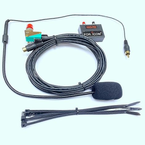Microphone mains libres PTT à 8 broches pour ICOM IC2200H, IC-2200H, IC2720, IC-2720, IC2820, IC-2820 et IC273 (1/5)