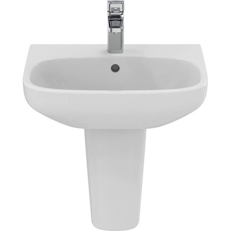 Ideal Standard I.Life A Basin and Semi Pedestal 500mm Wide - 1 Tap Hole (1/5)