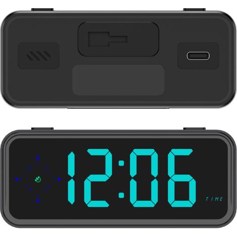 Affichage tête haute GPS pour voiture, camion, SUV, camping-car Vitesse commutable km/h/mph avec affichage LED couleur, horloge numérique, indication de direction, alarme de survitesse (1/5)