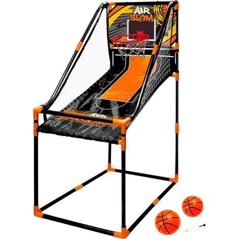 Canestro da Basket 62x91x145 cm Arcade Air Slam Nero Arancio (1/2)