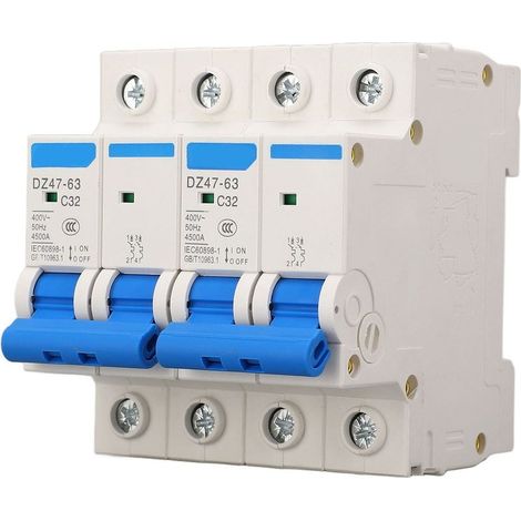 BERM – disjoncteur de verrouillage, montage sur Rail DIN, isolateur de Protection, interrupteur d'air 2P 32A 400V (1/5)