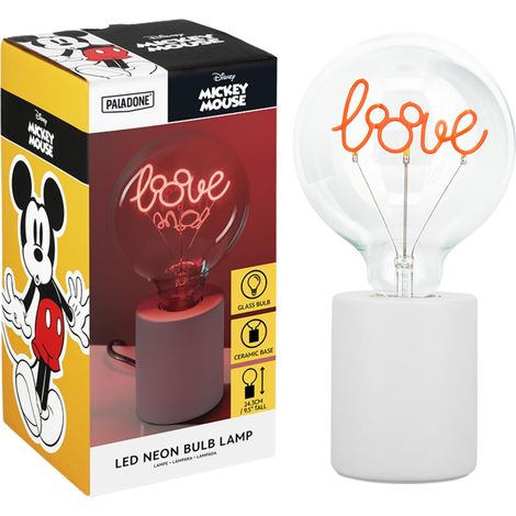 Lampe néon LED décorative – Ampoule en verre E27, cadeau de collection, lumière amusante pour chambres et maisons (1/5)